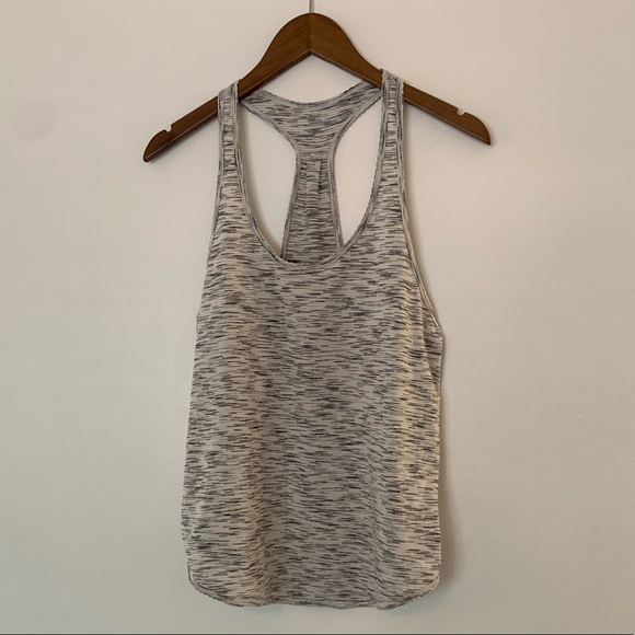 Lululemon 105 F Singlet in Tiger Space Dye Black White - Picture 4 of 7